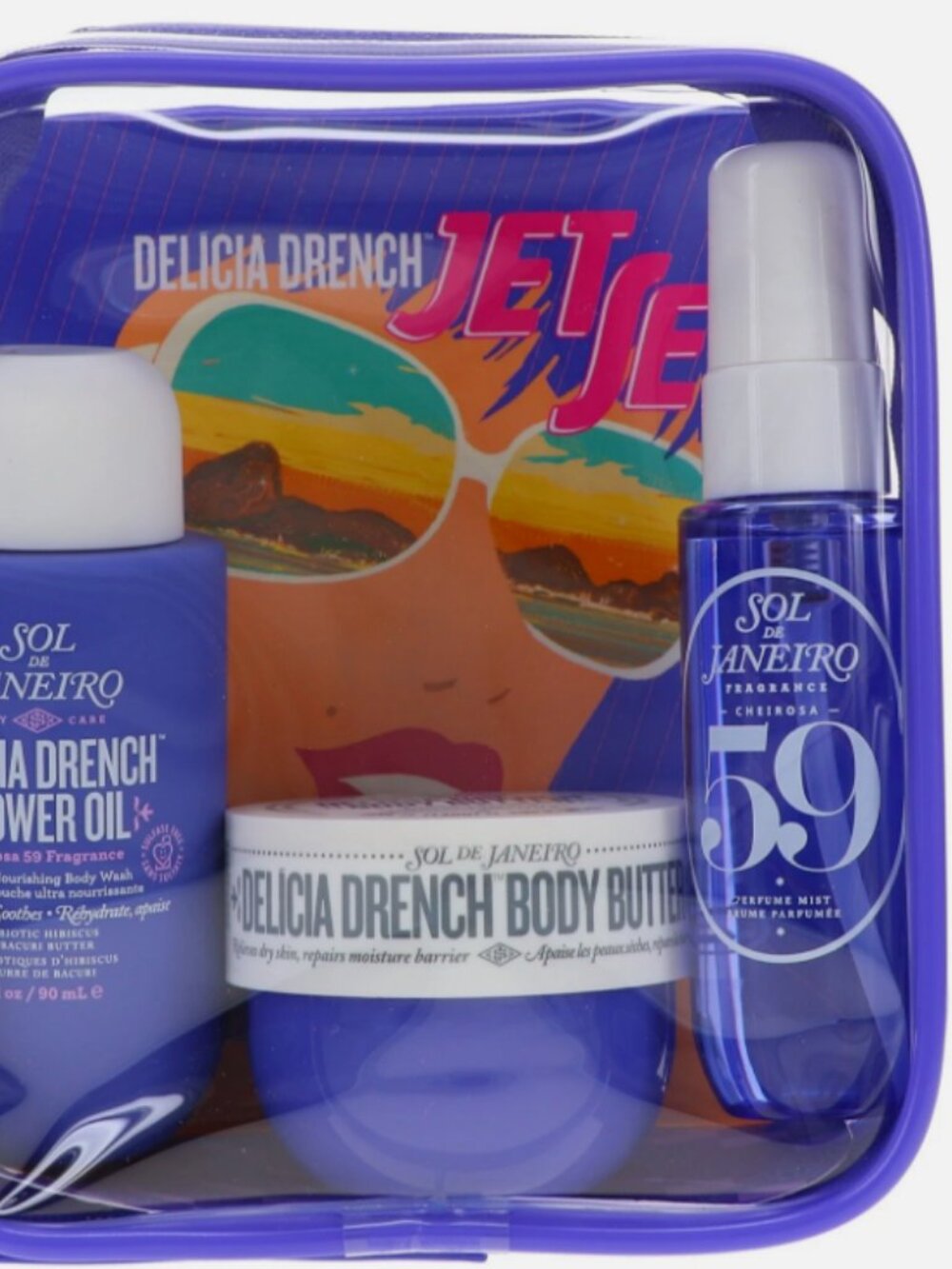 Sol de Janeiro Delicia Drench Jet Set NEW Travel Set Hydrating Body Care